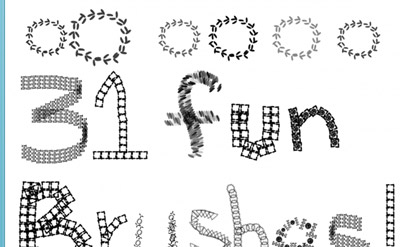 Free 31 Fun Brushes for Photoshop