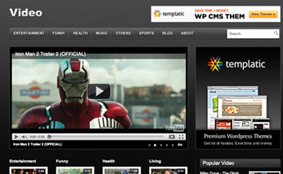 Video WordPress theme