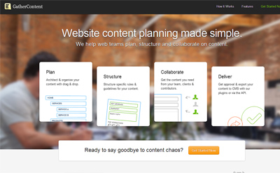 GatherContent – Web Content Planning